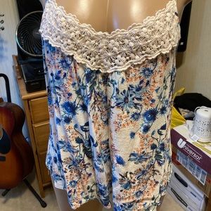 Floral tank top